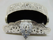 Hand carving silverIndian Women metal clutch Bag