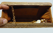 Metal MOP Shell Clutch Purse