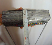 Antique Multicolor Mosaic stone Clutch Bag