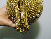 Potli Style Designer Metal Clutch Bag