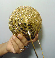Potli Style Designer Metal Clutch Bag