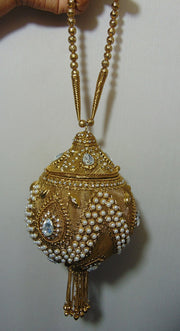 Metal Round Bags/Potli Bag for women