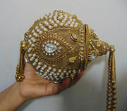 Metal Round Bags/Potli Bag for women