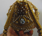 Metal Round Bags/Potli Bag for women