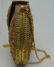 Yellow pearl millet Stone Clutch Purse