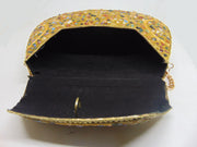 Yellow pearl millet Stone Clutch Purse
