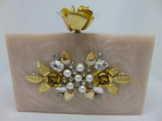 Red Resin Clutch Purse