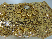 Women gift Silver Metal bag Bridal Clutch