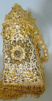 Metal mesh Potli  bucket Wedding gift Bag