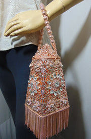 Metal mesh Potli  bucket Wedding gift Bag