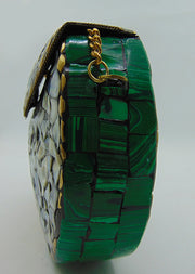 seashell Mosaic metal clutch bag