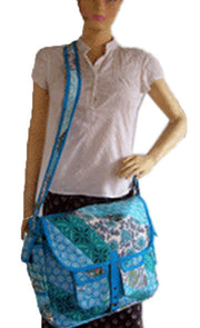 JUTE  MESSANGER BAG