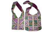 SHINING BORDER V CUT ETHNIC BAG