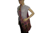SHINING BORDER V CUT ETHNIC BAG