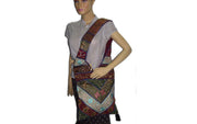 SHINING BORDER V CUT ETHNIC BAG