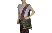 SHINING BORDER V CUT ETHNIC BAG
