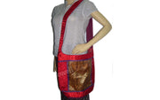 SATIN DESIGNER SHOULDER  BAG