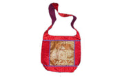 SATIN DESIGNER SHOULDER  BAG