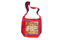 SATIN DESIGNER SHOULDER  BAG