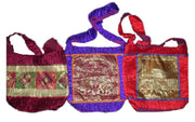 SATIN DESIGNER SHOULDER  BAG