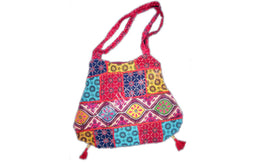 BLOCK PRINT SKIRT COTTON BAG