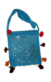 MIRROR WORK  SHOULDER BAG