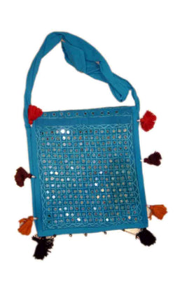 MIRROR WORK  SHOULDER BAG