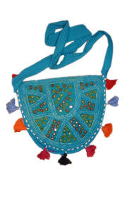 MIRROR WORK  SHOULDER BAG
