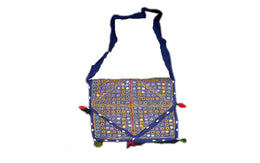 MIRROR WORK  SHOULDER BAG