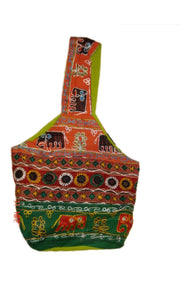 MIRROR WORK SHOULDER BAG