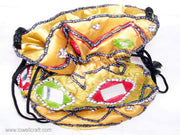 SATIN COIN DRAWSTRING BAG