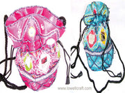 SATIN COIN DRAWSTRING BAG