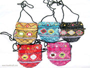 SATIN COIN DRAWSTRING BAG