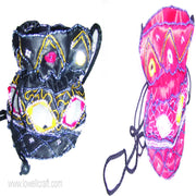 SATIN EMBROIDED DRAWSTRING