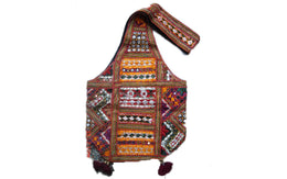 EMBROIDERED ETHNIC SHOPPING BAG