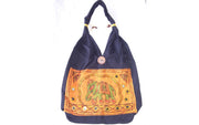 MIRROR WORK BORDER COLLAGE GIRLS BAG
