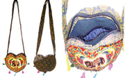 HEART SHAPE ETHNIC BAG