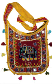 MIRROR WORK  SHOULDER BAG