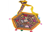 HEXAGONAL SHAPE ETHNIC BAG