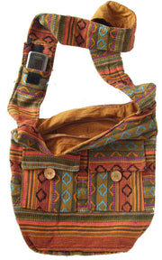 TWO POCKET DARI ETHNIC SHOULDER BAG