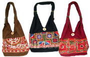 CANVAS BAG WITH RANA EMBROIDERY