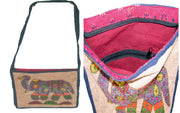 PATCH WORK SHOULDER BAG