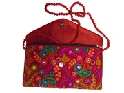 VELVET EMBROIDERY BAG