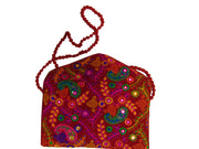 VELVET EMBROIDERY BAG