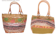 EMBROIDERED LADIES HAND BAG