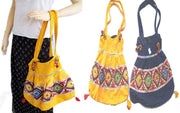 FROCK STYLE CANVAS SHOULDER BAG