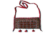 BLOCK PRINT BEADED PURSE BAG