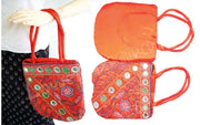 EMBROIDED BORDER ETHNIC  BAG