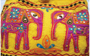 ELELEPHANT PATCHWORK  CANVAS BAG