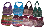 SARI BORDER CANVAS SHOULDER BAG